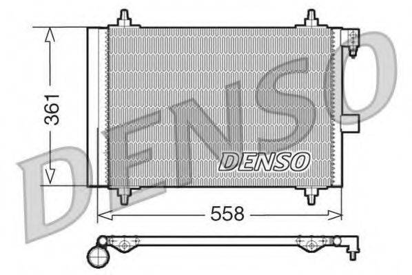 DENSO DCN21025 Конденсатор кондиционера