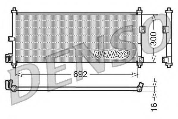 Конденсатор, кондиціонер DENSO DCN46011