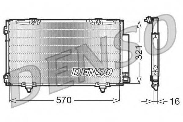 Конденсатор кондиционера DENSO DCN50011