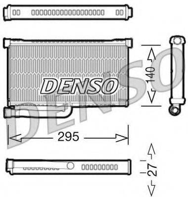 Радиатор печки DENSO DRR02004
