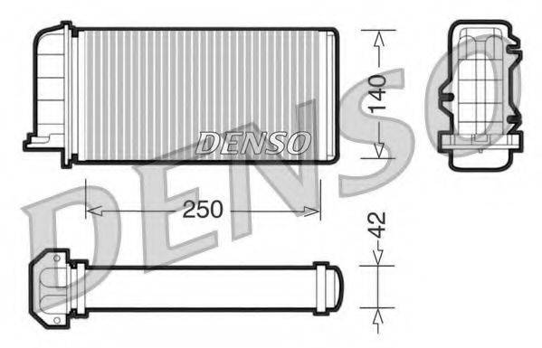 Радиатор печки DENSO DRR09001