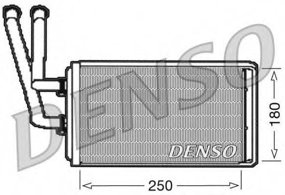 Теплообмінник, опалення салону DENSO DRR09100