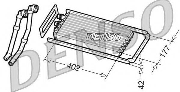Теплообмінник, опалення салону DENSO DRR12100