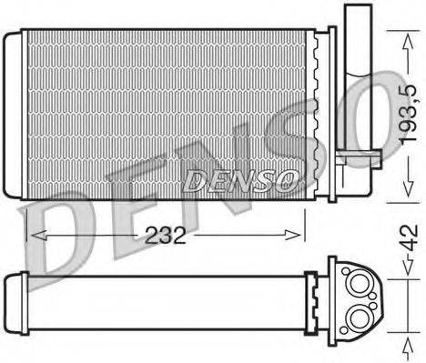 Радиатор печки DENSO DRR21003
