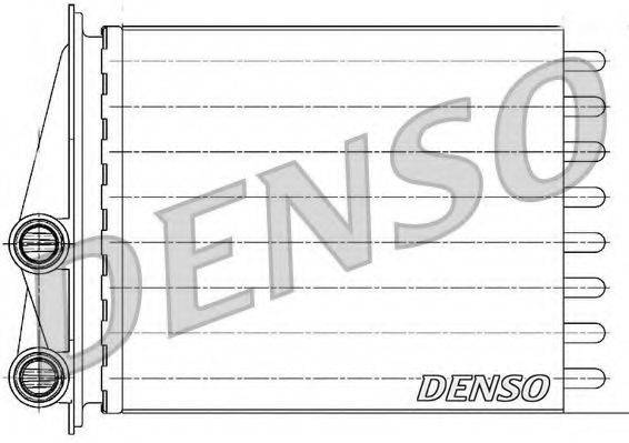 DENSO DRR23020 Радиатор печки