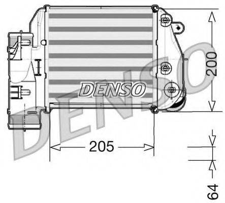 Интеркулер DENSO DIT02025