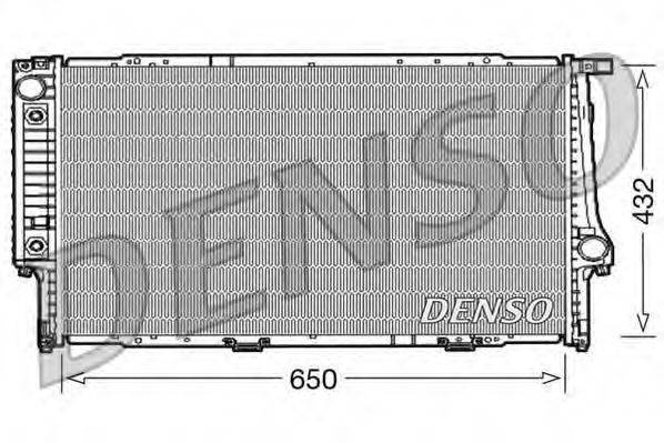 Радіатор, охолодження двигуна DENSO DRM05062