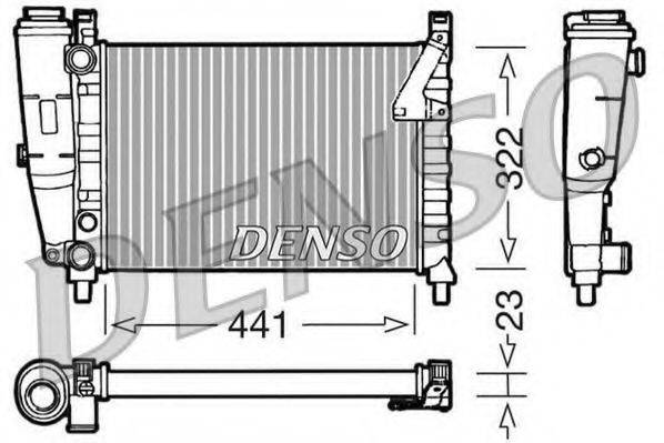 Радиатор охлаждения двигателя DENSO DRM09143
