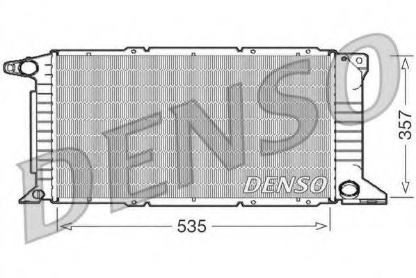 Радіатор, охолодження двигуна DENSO DRM10101