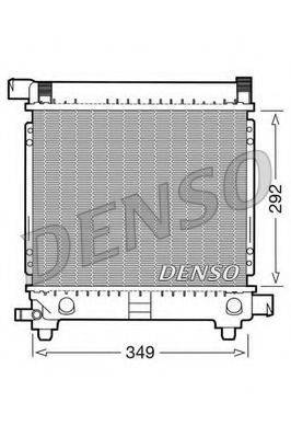 Радиатор охлаждения двигателя DENSO DRM17028