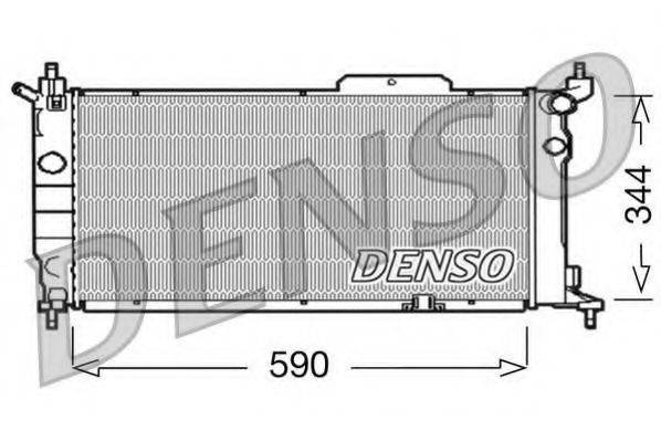 DENSO DRM20013 Радиатор охлаждения двигателя