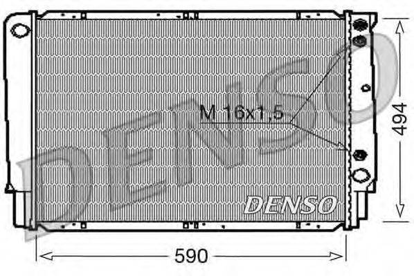 Радиатор охлаждения двигателя DENSO DRM33053