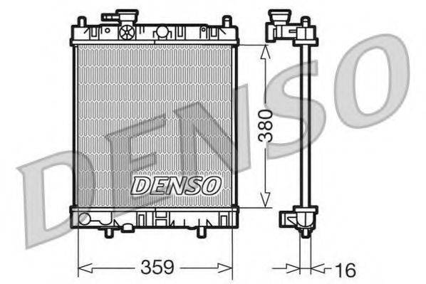 Радиатор охлаждения двигателя DENSO DRM46001