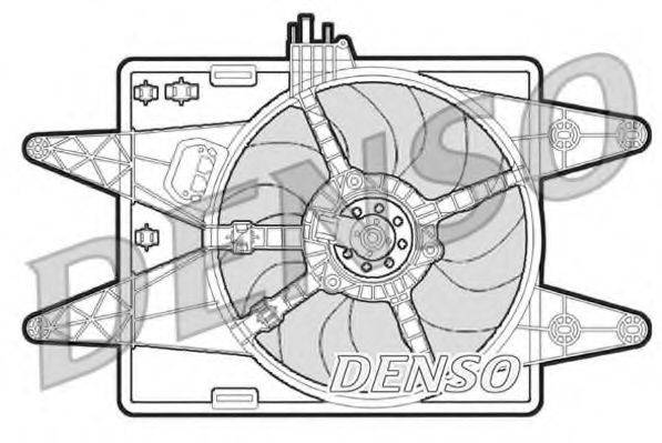 Вентилятор системы охлаждения двигателя DENSO DER09022