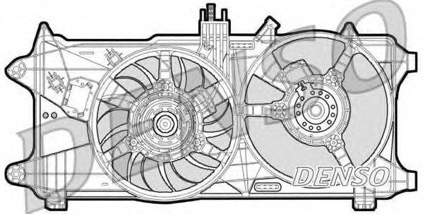 DENSO DER09026 Вентилятор системы охлаждения двигателя