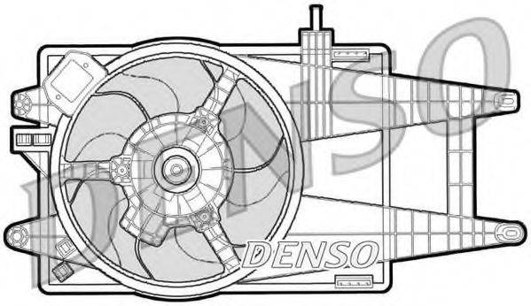 Вентилятор системы охлаждения двигателя DENSO DER09040
