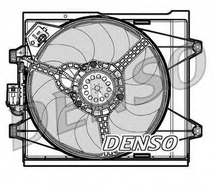 Вентилятор системы охлаждения двигателя DENSO DER09048