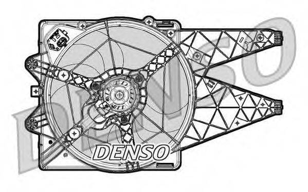 Вентилятор системы охлаждения двигателя DENSO DER09065