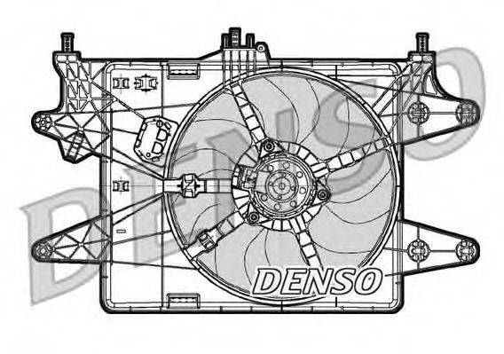 DENSO DER09081 Вентилятор системы охлаждения двигателя