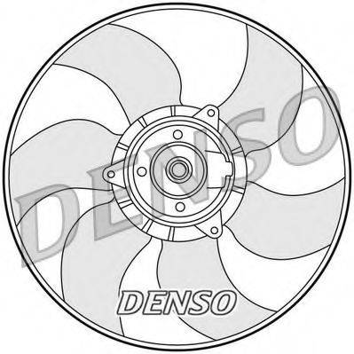 Вентилятор системы охлаждения двигателя DENSO DER23001
