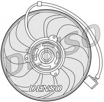 Вентилятор системы охлаждения двигателя DENSO DER27001