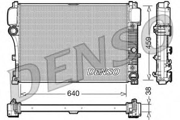 Радиатор охлаждения двигателя DENSO DRM17008