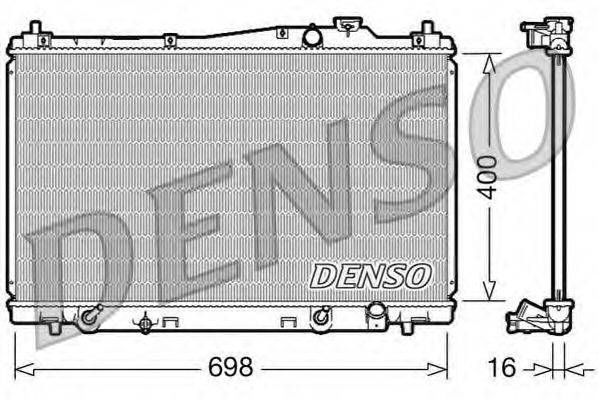 Радиатор охлаждения двигателя DENSO DRM40017