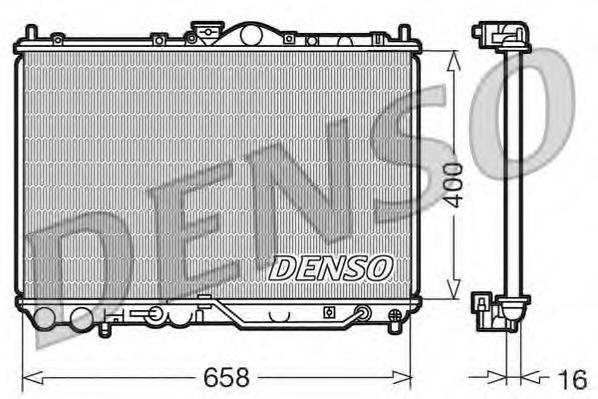 Радиатор охлаждения двигателя DENSO DRM45011