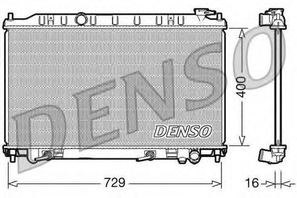 Радиатор охлаждения двигателя DENSO DRM46033