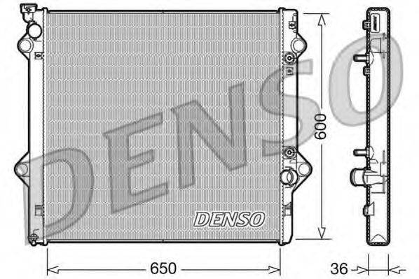 Радиатор охлаждения двигателя DENSO DRM50049
