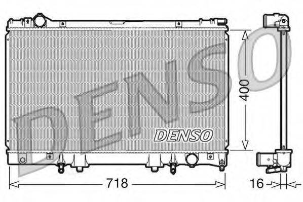 Радиатор охлаждения двигателя DENSO DRM51002
