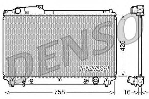 Радиатор охлаждения двигателя DENSO DRM51003