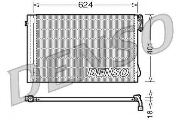 Конденсатор кондиционера DENSO DCN05011