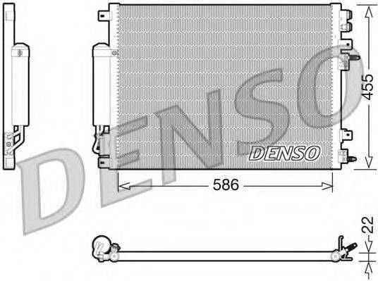 Конденсатор кондиционера DENSO DCN06001