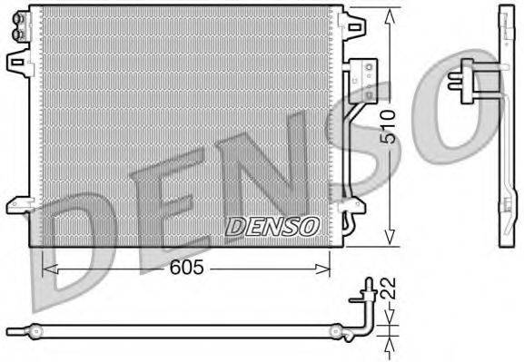 Конденсатор кондиционера DENSO DCN06006