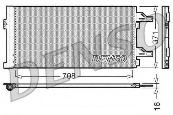 Конденсатор, кондиціонер DENSO DCN07002