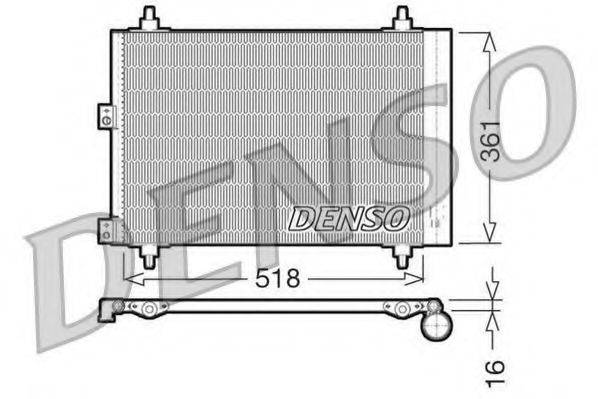 DENSO DCN07006 Конденсатор кондиционера