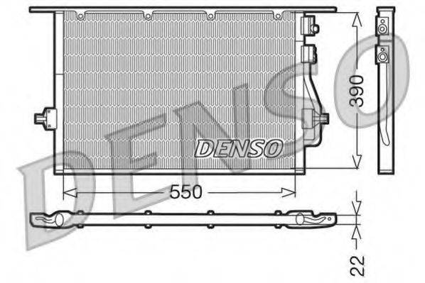 Конденсатор, кондиціонер DENSO DCN10014