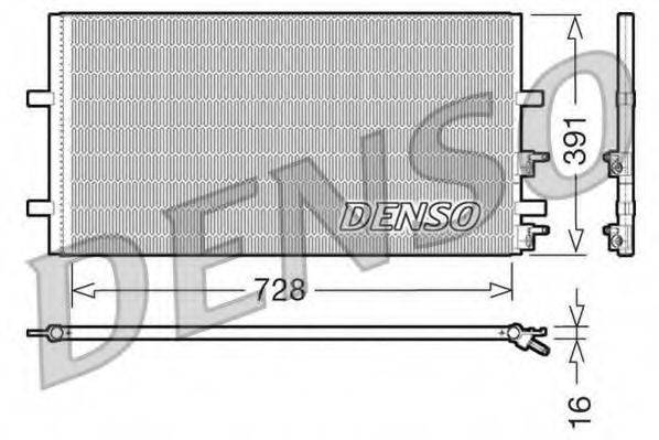 Конденсатор кондиционера DENSO DCN10017