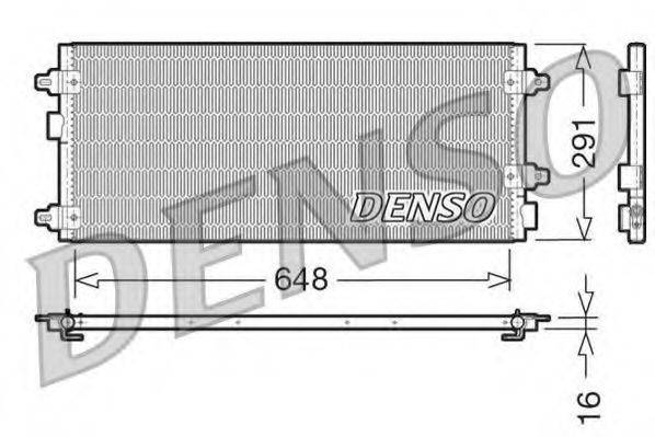 Конденсатор, кондиціонер DENSO DCN13003