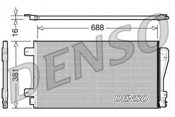 Конденсатор кондиционера DENSO DCN23014