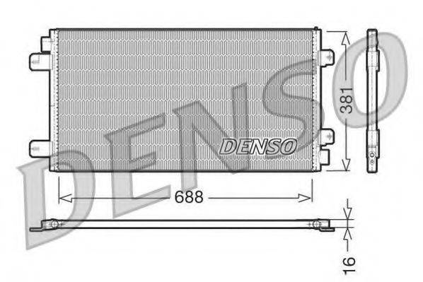 DENSO DCN23024 Конденсатор кондиционера