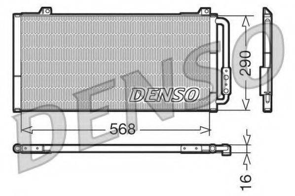 Конденсатор кондиционера DENSO DCN24001