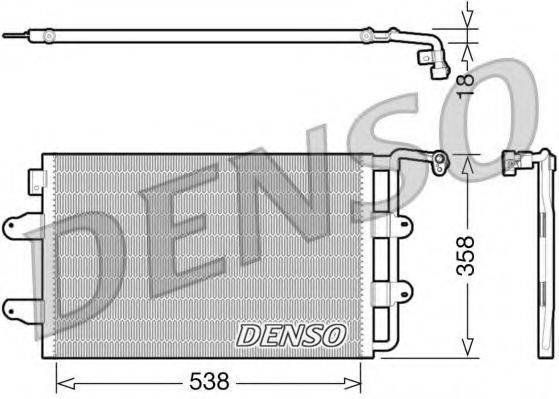 Конденсатор, кондиціонер DENSO DCN32026