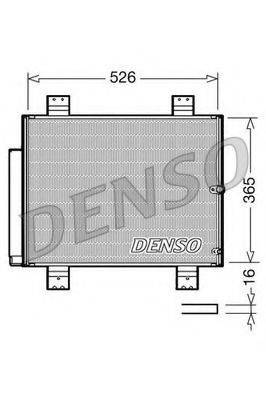 Конденсатор кондиционера DENSO DCN35002