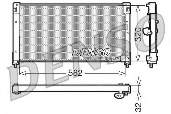 DENSO DCN40001 Конденсатор кондиционера
