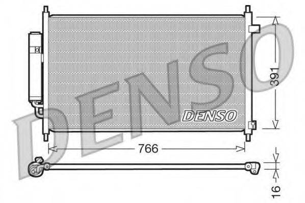 Конденсатор, кондиціонер DENSO DCN40004