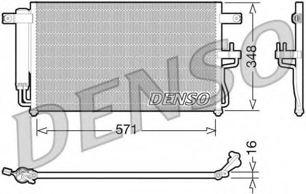 Конденсатор, кондиціонер DENSO DCN41001