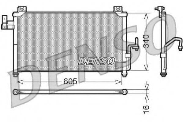 Конденсатор, кондиціонер DENSO DCN44005