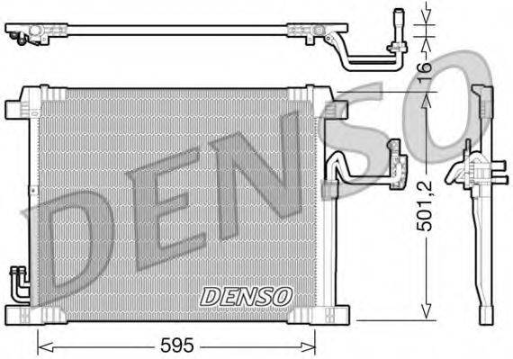 Конденсатор кондиционера DENSO DCN46012